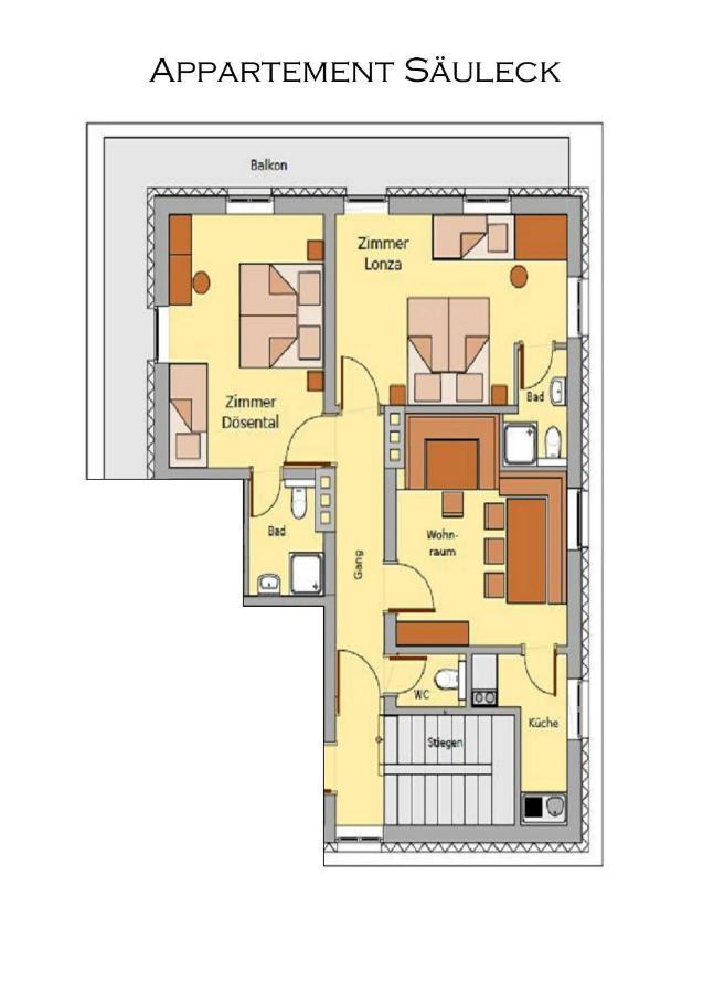 מאלניץ Saeuleck Appartement Inkl Skibus מראה חיצוני תמונה